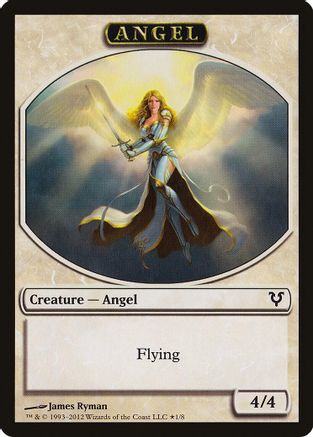Angel // Demon Double-Sided Token [Avacyn Restored Tokens] - Image 4