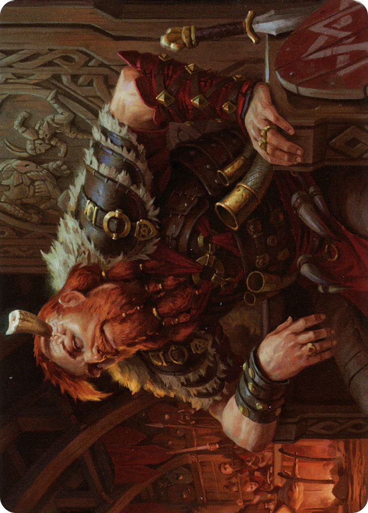Arni Brokenbrow Art Card (ASKHM-030) - Art Series: Kaldheim (Borderless) - Image 3