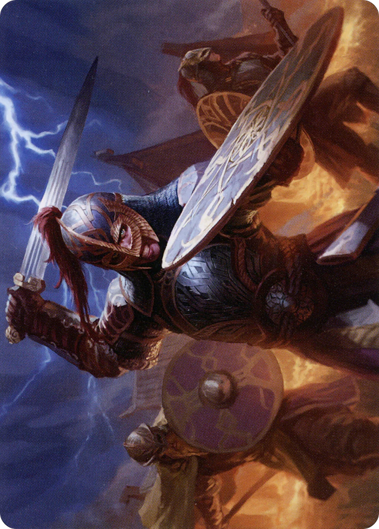 Beskir Shieldmate // Beskir Shieldmate (ASKHM-001) - Art Series: Kaldheim (Borderless) Foil - Image 3