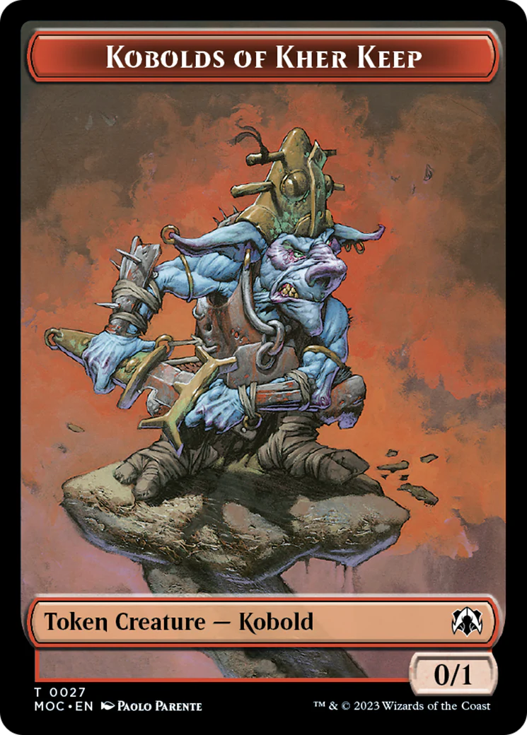 Bird // Kobolds of Kher Keep Double-Sided Token [March of the Machine Commander Tokens] - Image 2