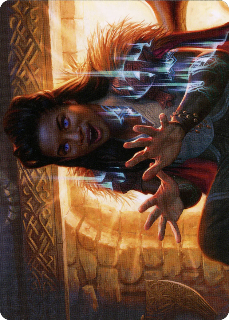 Birgi, God of Storytelling // Birgi, God of Storytelling (ASKHM-031) - Art Series: Kaldheim (Borderless) Foil - Image 3