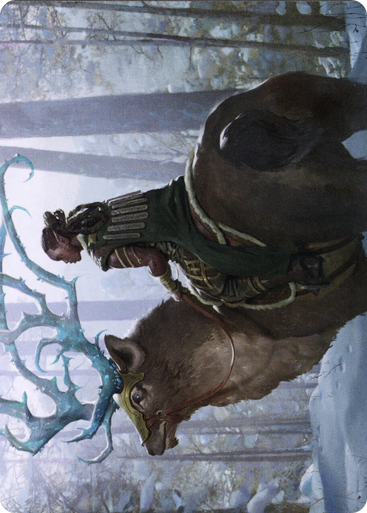 Boreal Outrider // Boreal Outrider (ASKHM-042) - Art Series: Kaldheim (Borderless) Foil - Image 3