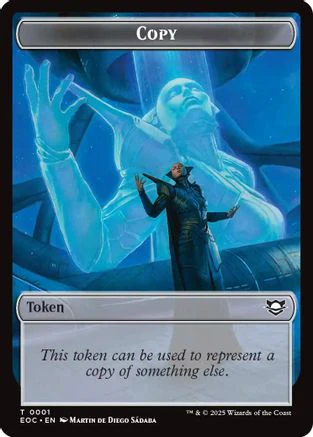 Copy // Clue Double-Sided Token [Edge of Eternities Commander Tokens] - Image 3