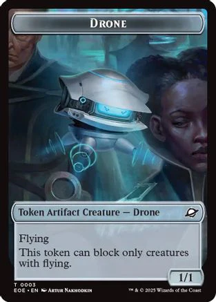 Drone // Lander (0006) Doubled-Sided Token [Edge of Eternities Tokens] - Image 3