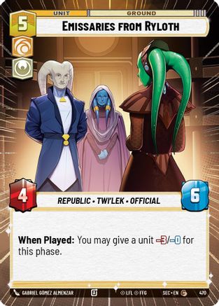 Emissaries from Ryloth (Hyperspace) (470) - Secrets of Power