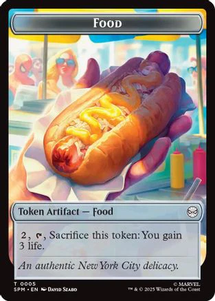 Food // Robot Double-Sided Token [Marvel's Spider-Man Tokens] - Image 3