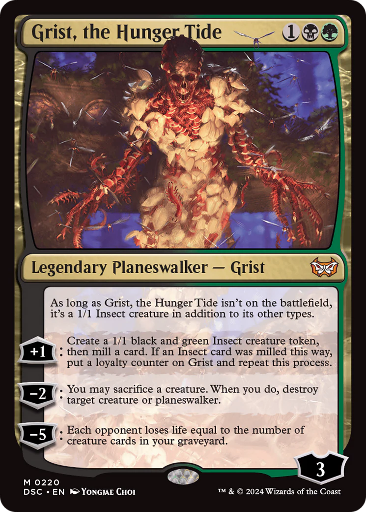 Grist, the Hunger Tide [Duskmourn: House of Horror Commander] - Image 3