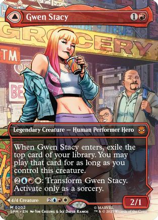 Gwen Stacy (0202) (Borderless) [Marvel's Spider-Man] - Image 4