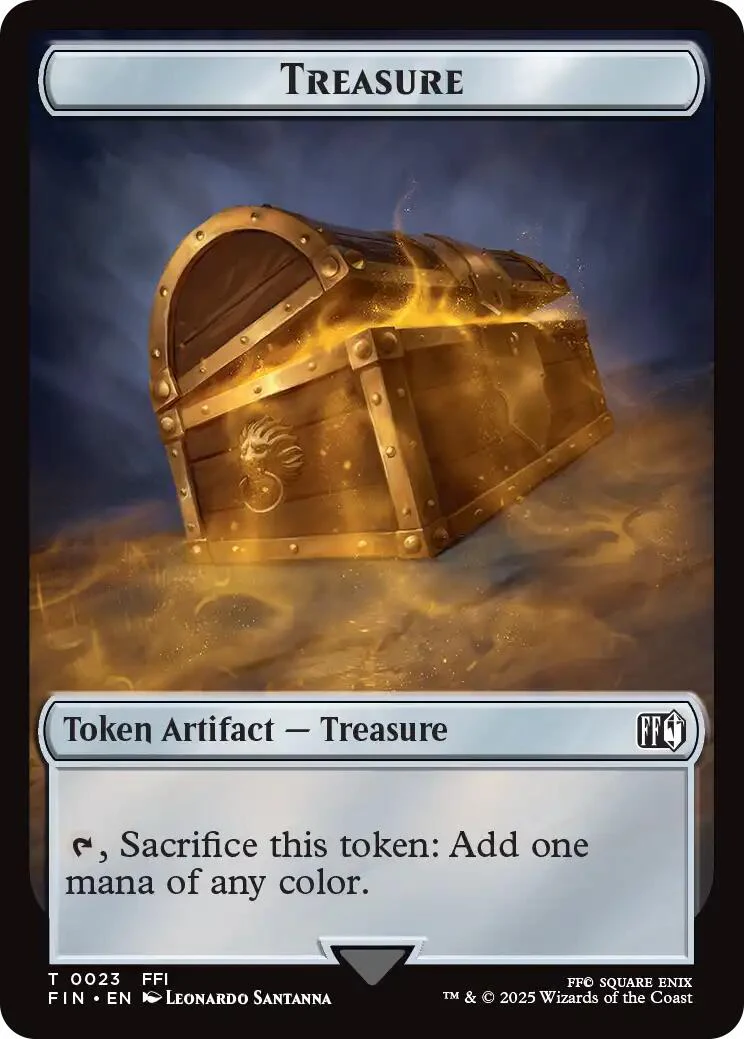 Hero (0008) // Treasure Double-Sided Token [FINAL FANTASY Tokens] - Image 2
