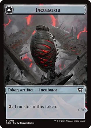 Incubator // Phyrexian Double-Sided Token [Edge of Eternities Commander Tokens] - Image 3