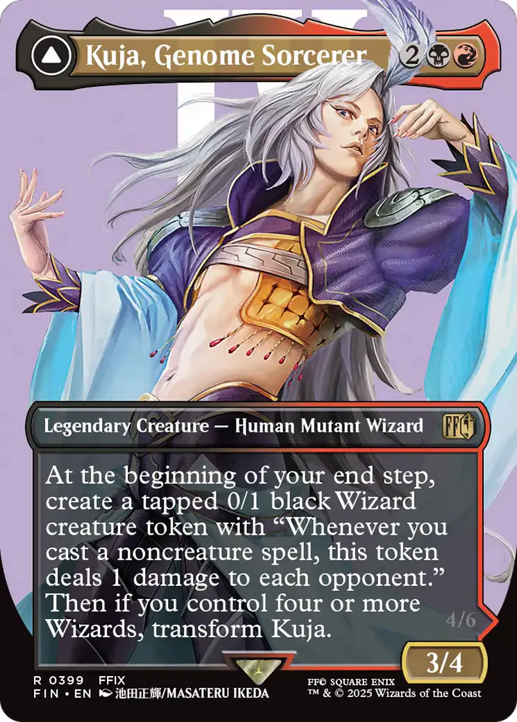 Kuja, Genome Sorcerer // Trance Kuja, Fate Defied (Borderless) [FINAL FANTASY] - Image 4