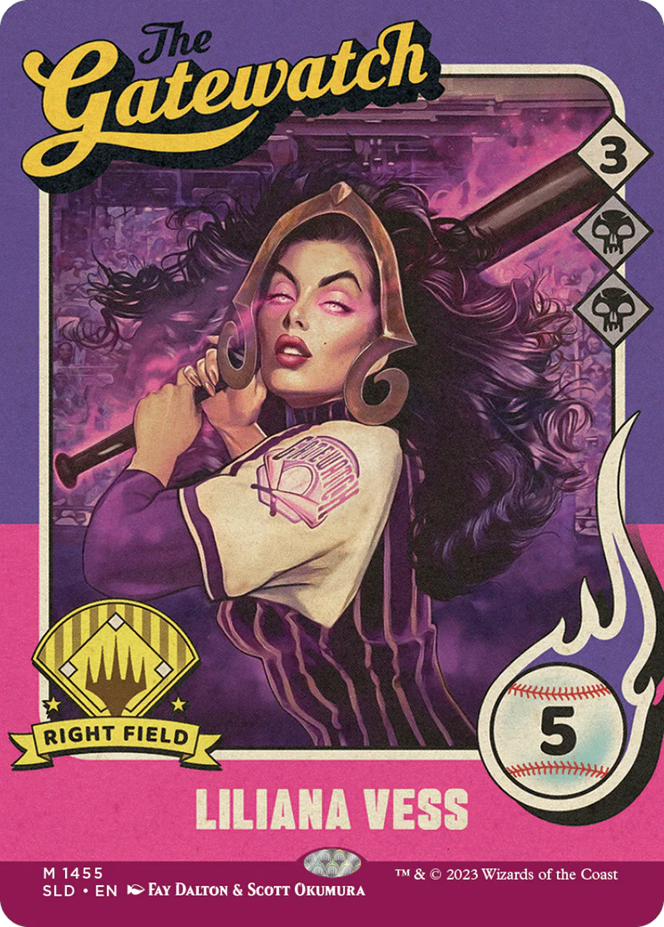 Liliana Vess (1455) (SLD-1455) - Secret Lair Drop: (Full Art) (Borderless) - Image 3