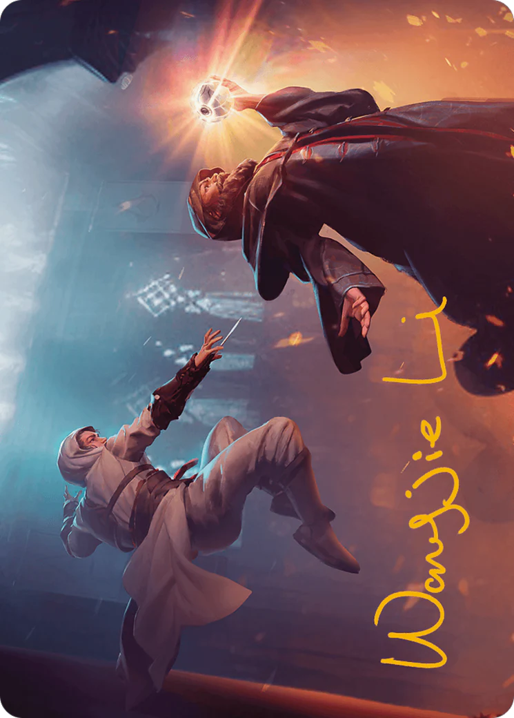 Mortify Art Card (Gold-Stamped Signature) (ASACR-012) - Assassin's Creed Art Series (Borderless) - Image 3