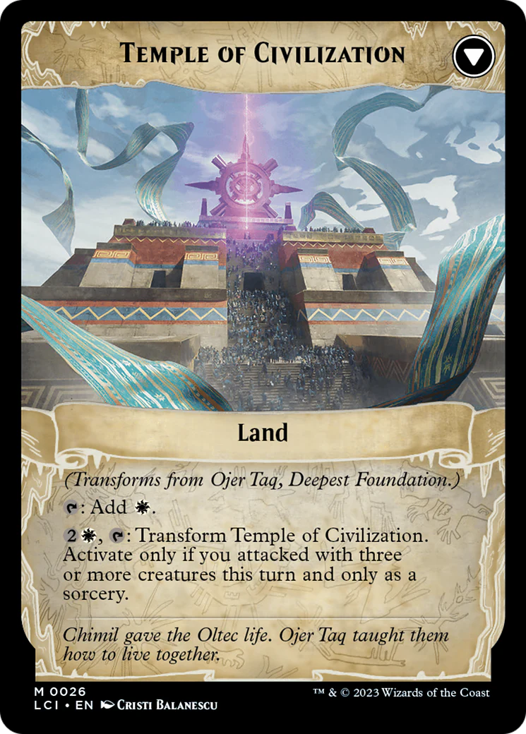 Ojer Taq, Deepest Foundation (LCI-026) - The Lost Caverns of Ixalan Foil - Image 2