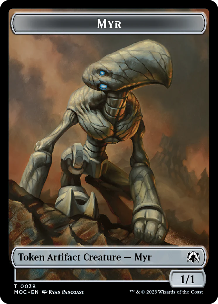 Phyrexian Germ // Myr Double-Sided Token [March of the Machine Commander Tokens] - Image 2