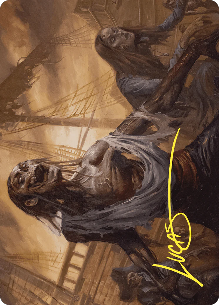 Rise from the Tides Art Card (Gold-Stamped Signature) (ASCMM-011) - Commander Masters Art Series (Borderless) - Image 3