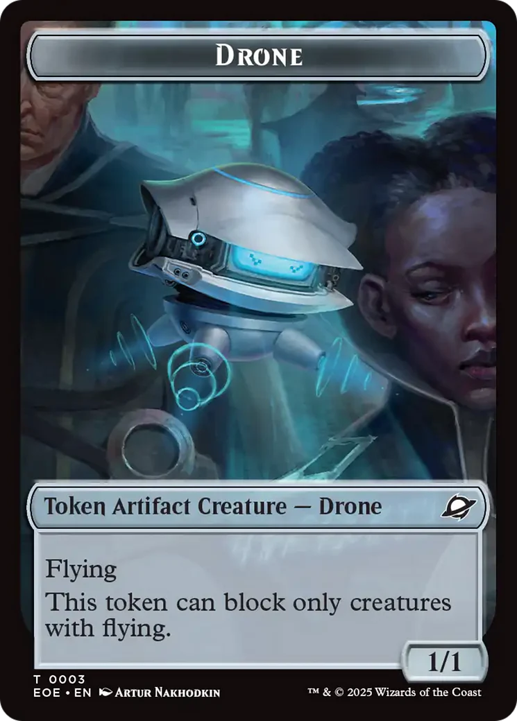 Robot // Drone Double-Sided Token [Edge of Eternities Tokens] - Image 2