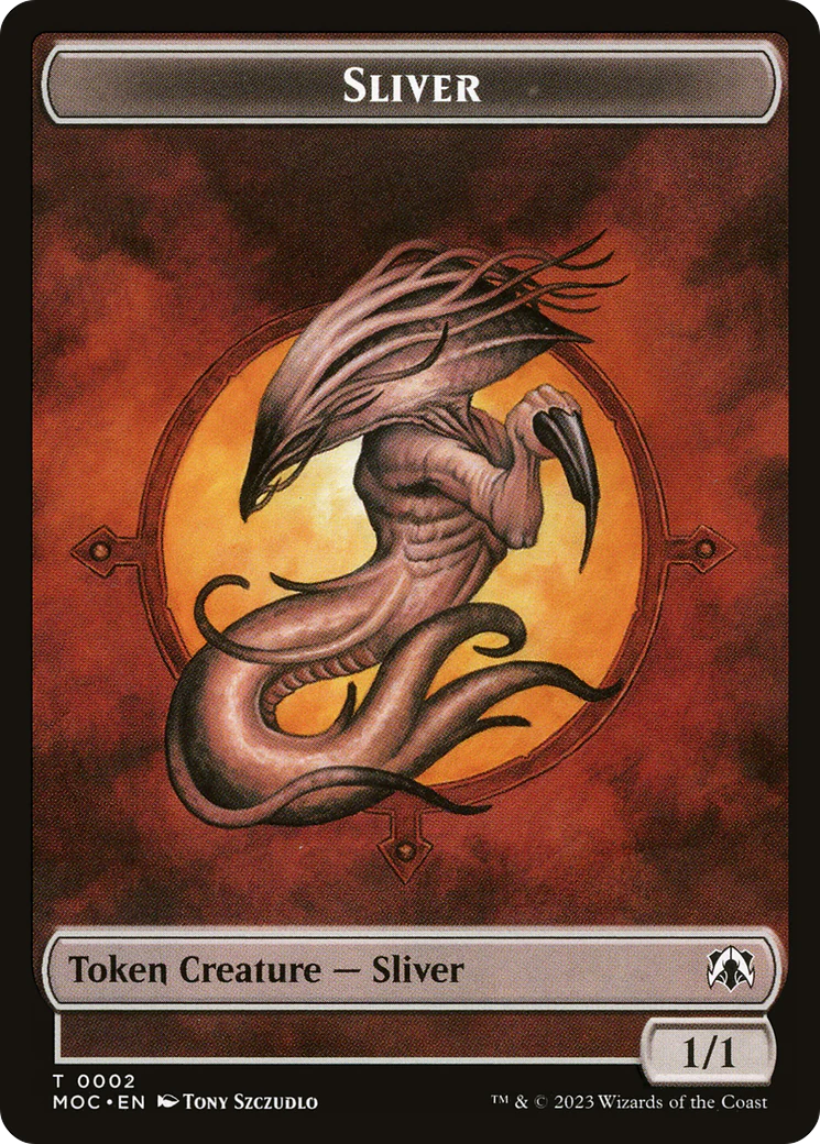 Saproling // Sliver Double-Sided Token [The List] - Image 2