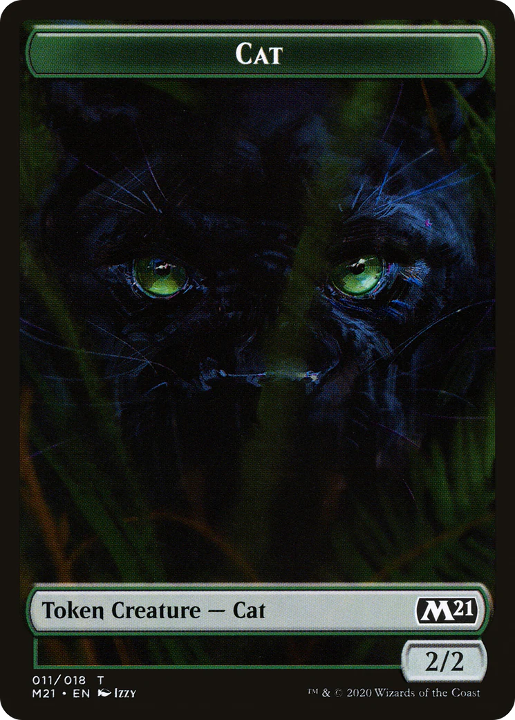 Shapeshifter // Cat Double-Sided Token [Secret Lair Drop Series] - Image 2