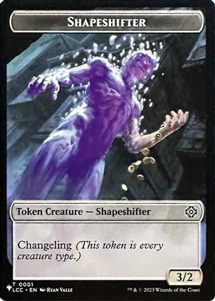 Shapeshifter // Cat Double-Sided Token [Secret Lair Drop Series] - Image 3