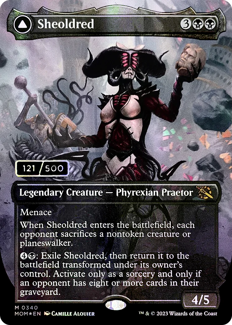 Sheoldred // The True Scriptures (Serialized) [March of the Machine] - Image 4