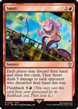 Snort (Surge Foil) [FINAL FANTASY Commander] - Image 3