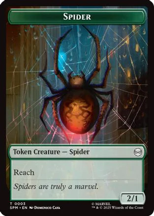 Spider // Illusion Villain Double-Sided Token [Marvel's Spider-Man Tokens] - Image 4