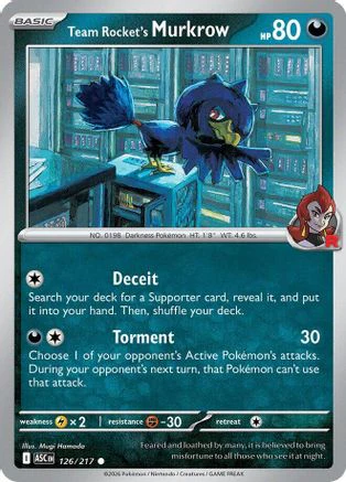Team Rocket's Murkrow (126) ME Ascended Heroes - Common
