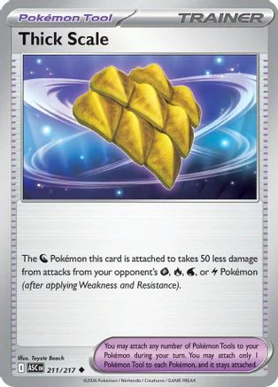 Thick Scale (211) - Reverse Holofoil ME Ascended Heroes - Uncommon