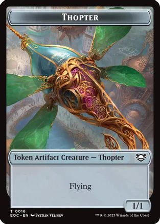 Thopter // Gnome Double-Sided Token [Edge of Eternities Commander Tokens] - Image 4