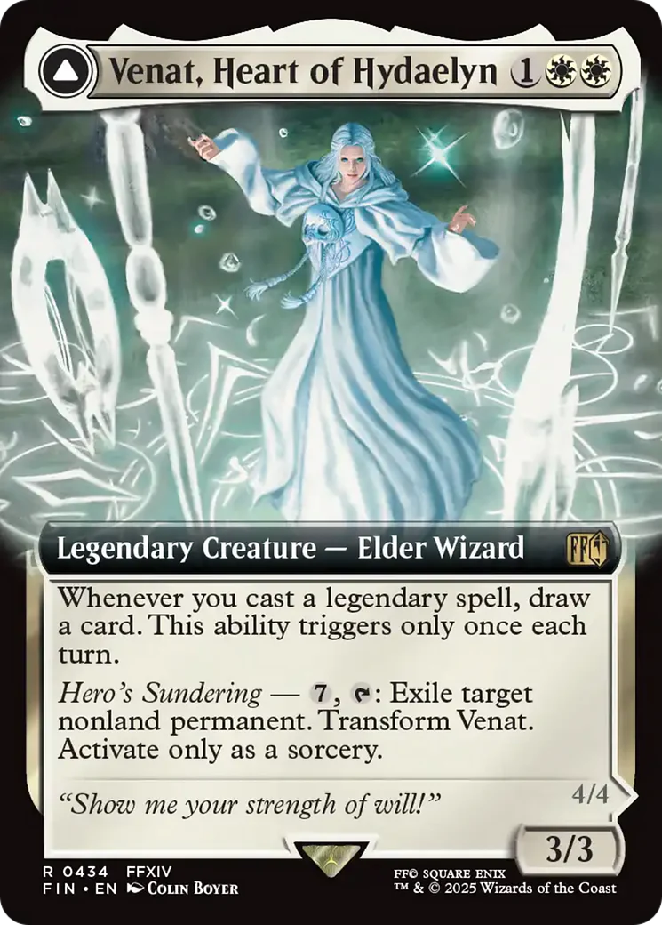 Venat, Heart of Hydaelyn // Hydaelyn, the Mothercrystal (Extended Art) [FINAL FANTASY] - Image 3