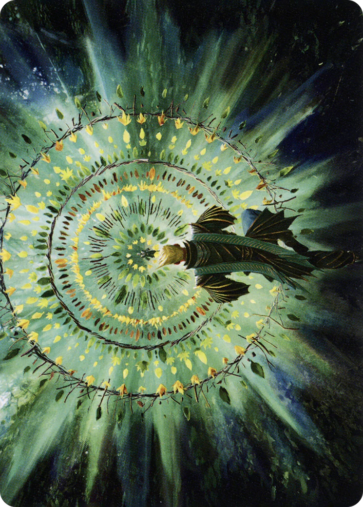 Verdant Mastery Art Card (ASSTX-019) - Strixhaven Art Series (Borderless) - Image 3